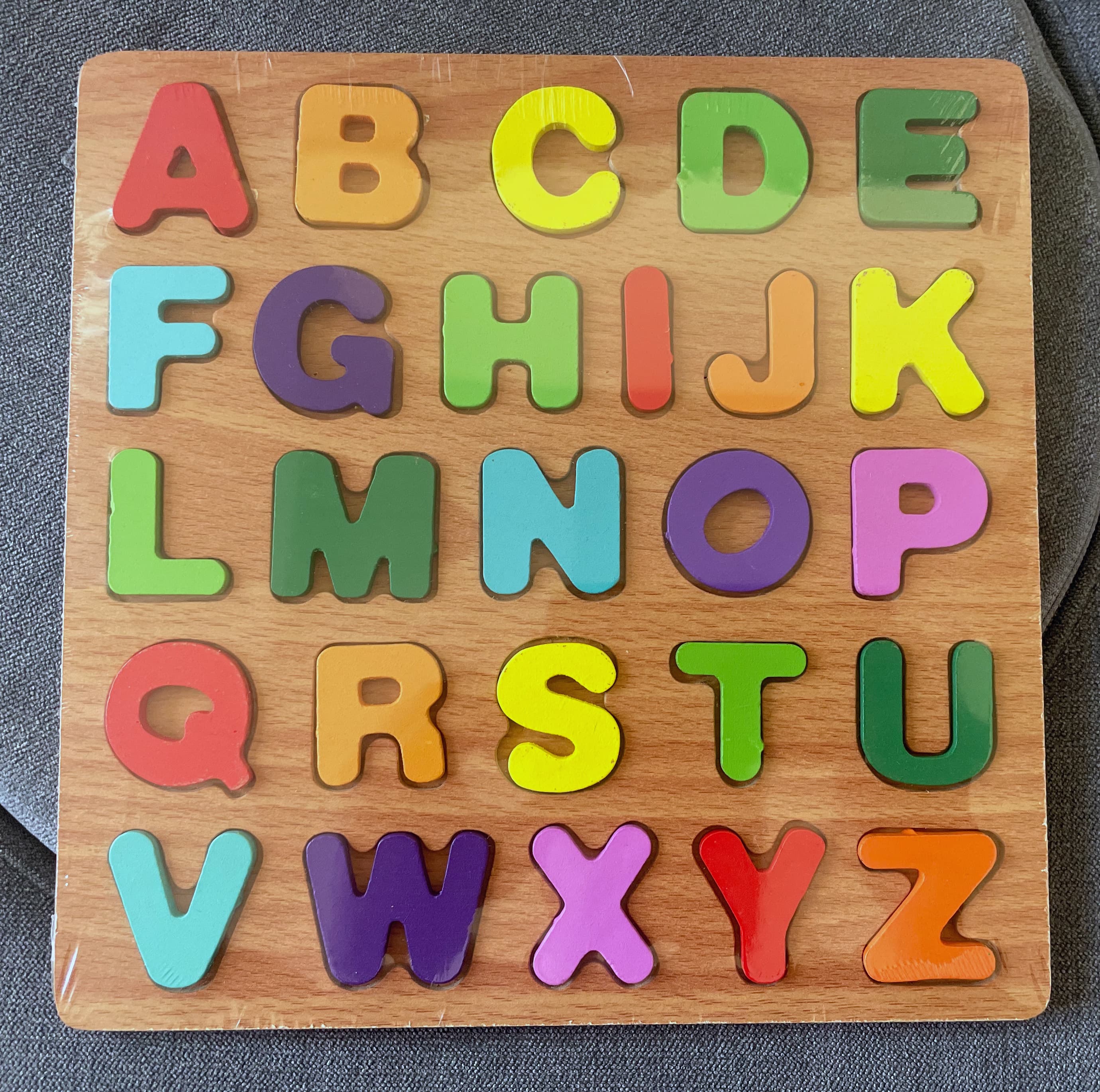 AdeptKidz Wooden Puzzle - Alphabets