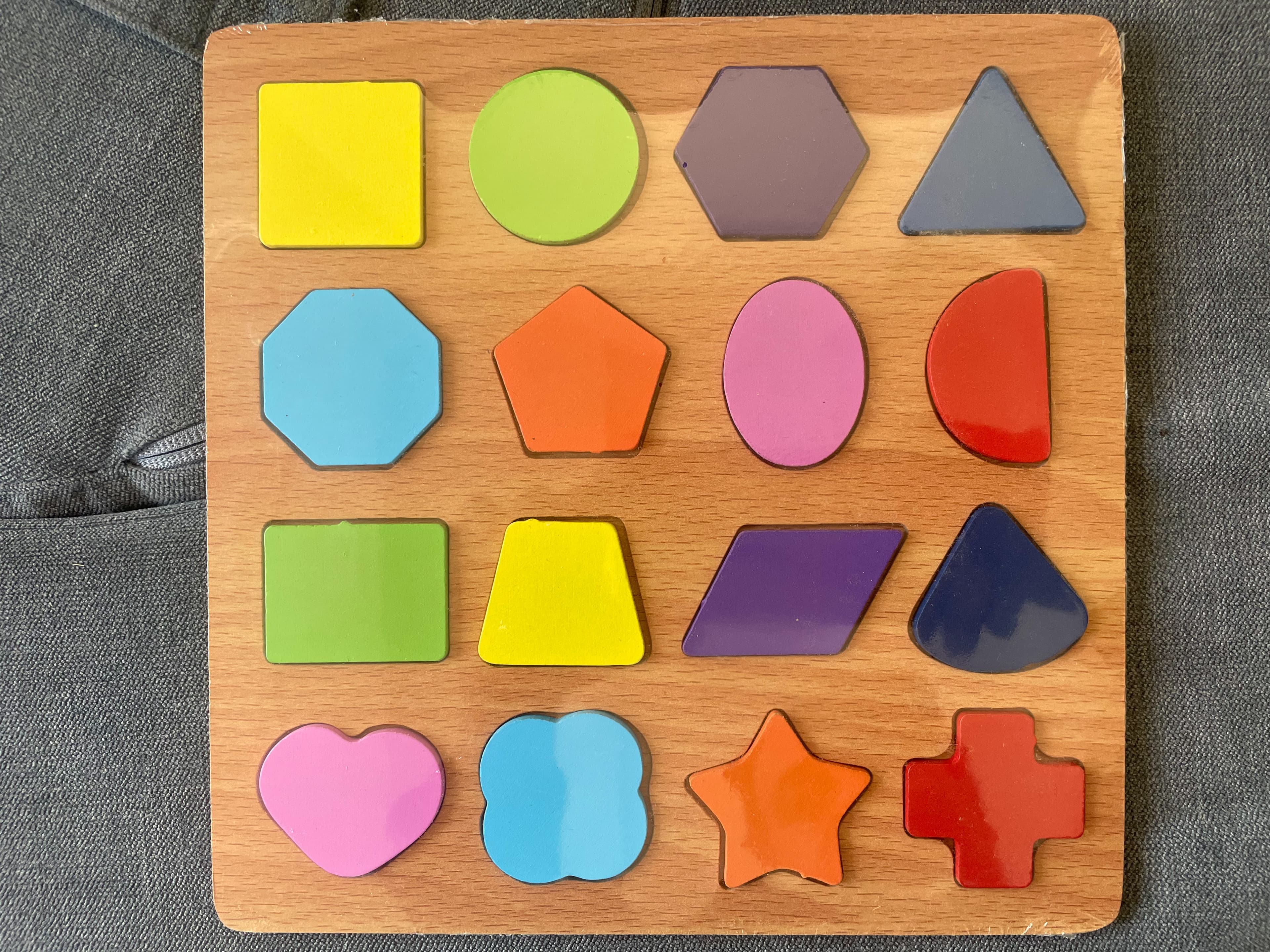 AdeptKidz Wooden Puzzle - Shapes